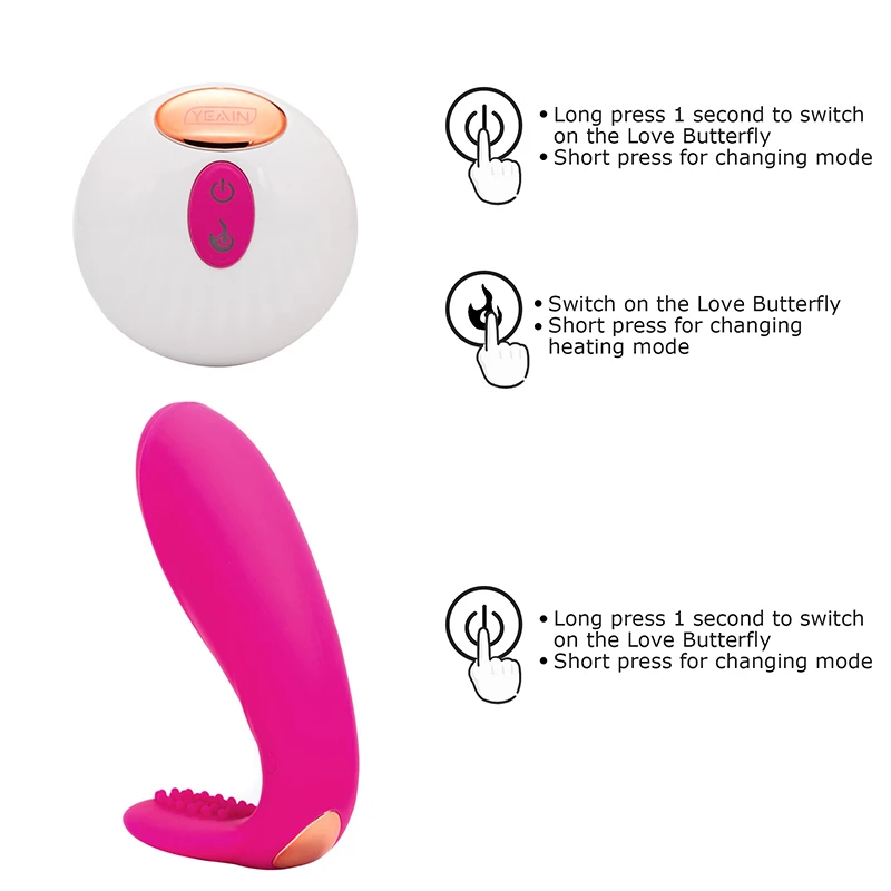 Водонепроницаемый Вибратор для пар с 10 мощными вибрациями беспроводной