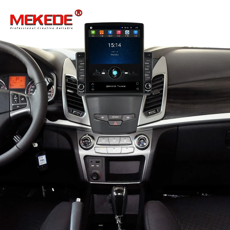 Автомобильный GPS-навигатор tesla style Android 2 + 32 ГБ для SsangYong Korando Actyon 2014 2015 стерео Wi-Fi