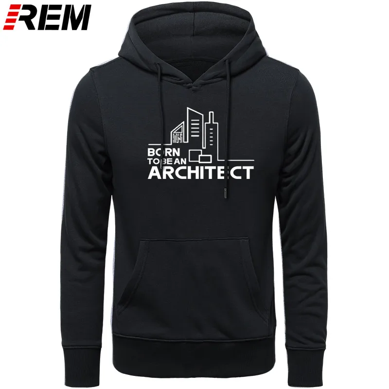 Мужские хлопковые свитшоты REM Born To Be An Architect с принтом в новом стиле | Мужская