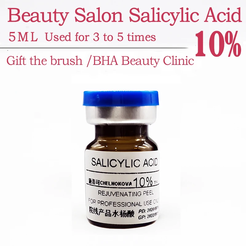 

Salicylic acid 10% bha Chemical peel Scrub Remove Whellote-head Papular acne detail Pustules acne Pustules Comedones Cystic