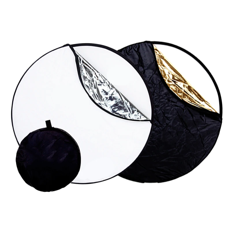 60 см 5 в 1 светильник Круглый складной отражатель многодисковый студийный фото и