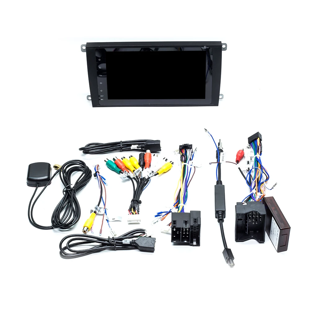Автомобильный мультимедийный плеер 2 Din Android 10 GPS радио для Porsche Cayenne S GTS 2002-2009 DVD CD