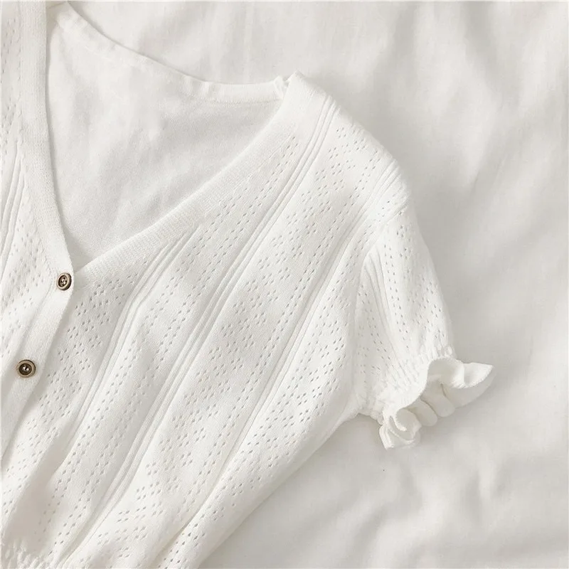 Gagarich летние новые женские футболки модные с V образным вырезом и высокой талией