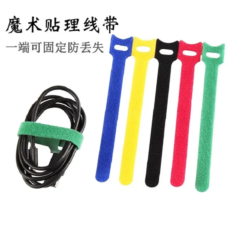 25 шт. Многоразовые Кабельные стяжки с петельками отверстия сзади на спине