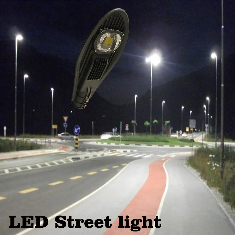 Luzes de Rua Estrada à Prova Luz de Rua Novo Menor 50w Led Lâmpada Dwaterproof Água Ip65 Ac85-265v Industrial 2022 Ano 20w30w 8 luzes de rua lâmpada estrada à prova
