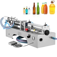 vevor 100ml 1000ml pneumatic liquid filling machine with single head commercial automatic bottle filler for cosmetic beverage