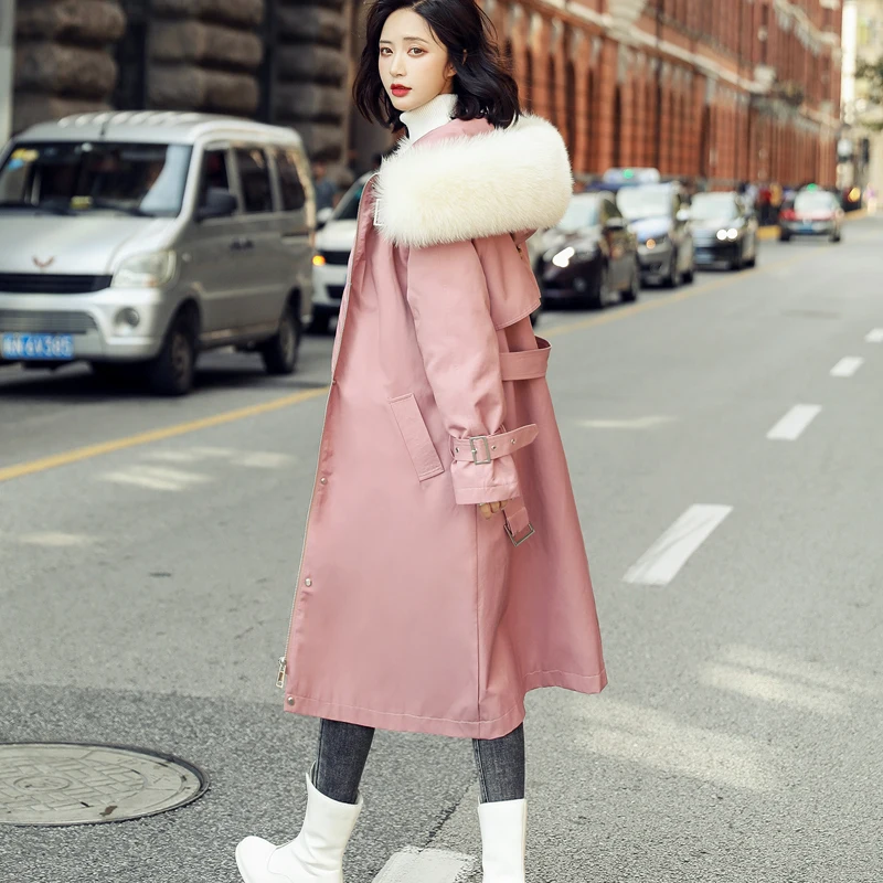 Fitaylor зимняя Длинная женская куртка со съемной подкладкой 90% белый утиный пух