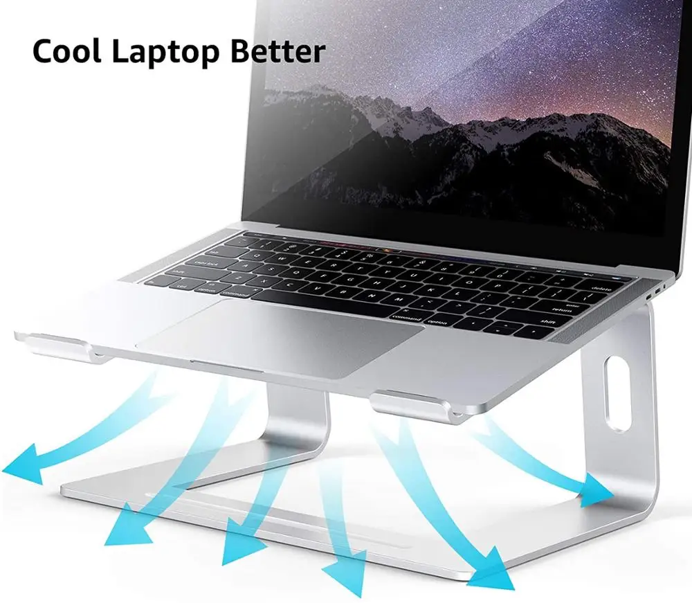 Алюминиевая Подставка для ноутбука совместимая с Mac MacBook Pro Air Apple Notebook съемный