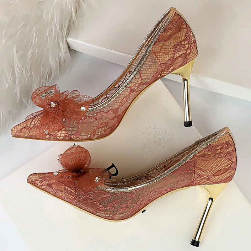 Женские туфли на шпильке 2021 см фиолетовые высоком каблуке роскошные летние