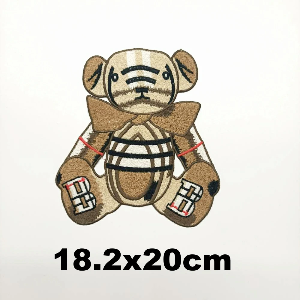 

Apparel large embroidery big bear patch for clothing AM-2659