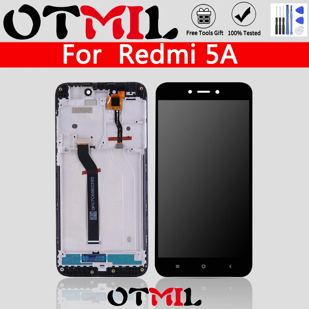 5 0 ''Оригинальный ЖК-дисплей для XIAOMI Redmi 5A сенсорный экран с рамкой дигитайзер