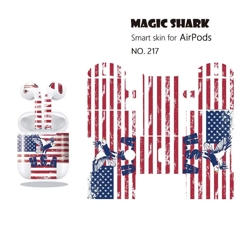 Magic Shark Водонепроницаемый модный 1 шт./лот чехол с флагом в виде черепа США