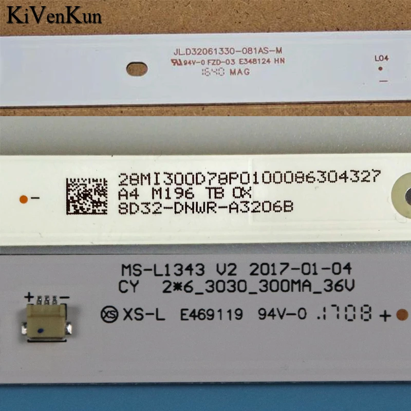 ТВ Светодиодная лента-подсветка для AKAI LES-32A64M светодиодные полосы RF-BU320E30-0601S-02 A2