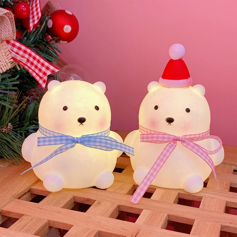 

Cute Chlidren Night Light Led Lamp Bear Night Lamp for Kids Christmas Gifts