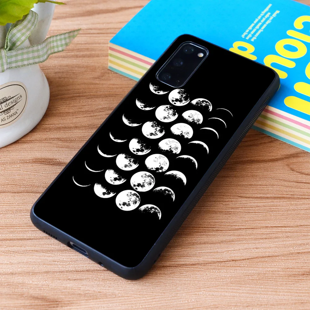 

For Samsung Galaxy Moon Phases No. 2 Soft TPU border Samsung Galaxy Case