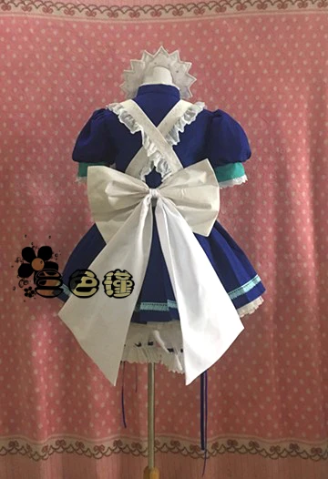 

Anime Tokyo Mew Mew Aizawa Minto Cosplay Costumes Cute Blue Luxuriant Version Maid Outfit Unisex Role Play Clothing Custom-Make