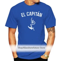 el capitan t shirt anchor captain skipper gift shirt mens t shirt black