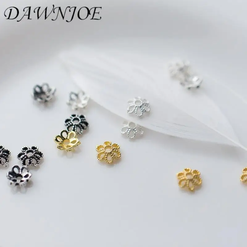 Полые бусины из стерлингового серебра 6 мм 10 шт. | Украшения и аксессуары