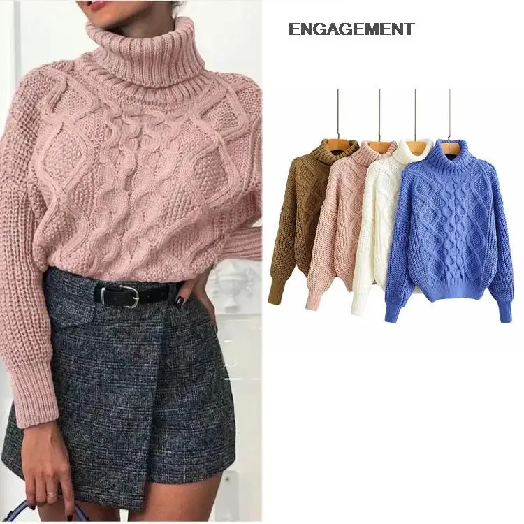 

ENGAGEMENT za 2021 female Internet celebrity bloggers with same sweater autumn winter women fashion knit sweater