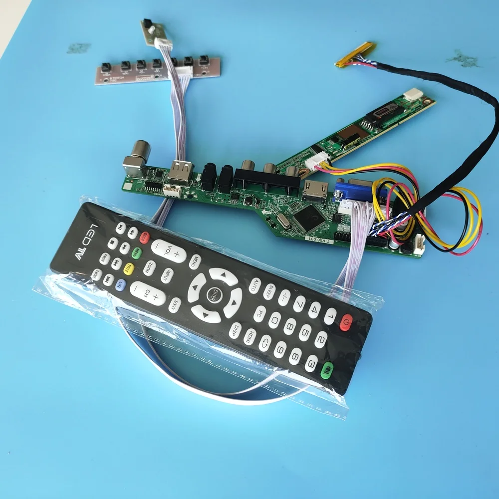 

Kit For CLAA154WA05AN/CLAA154WA05 1280x800 LVDS Audio AV USB Remote Controller Board VGA Monitor LED TV HDMI Panel LCD 15.4"