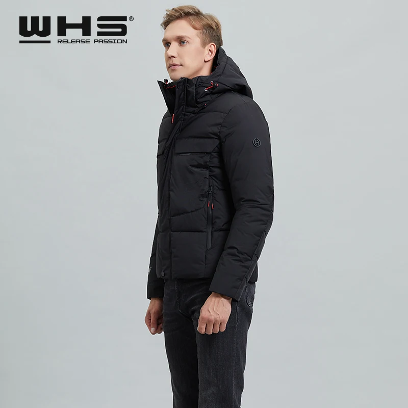 WHS Мужская подходящая расцветка модная мужская уличная альпинистская хлопковая