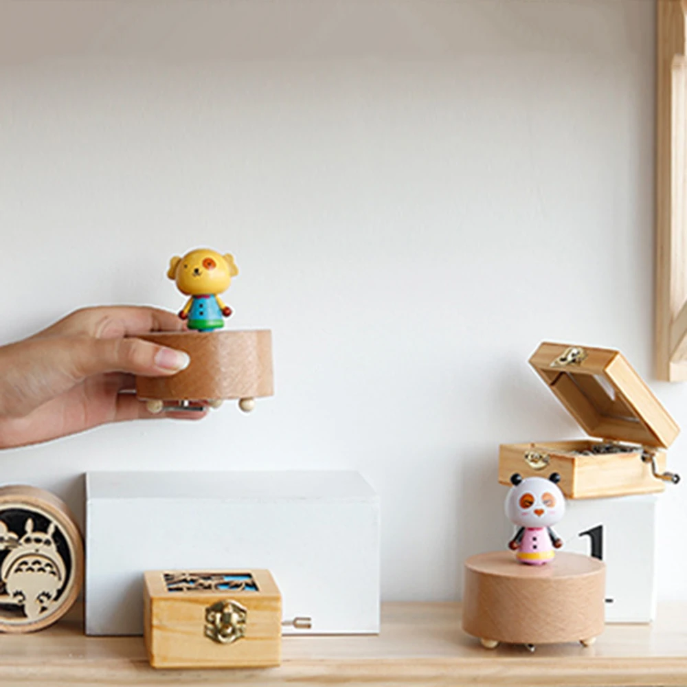 Деревянная музыкальная шкатулка музыкальные деревянные коробки для девочек