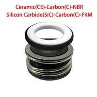 xj 13 xj 16 xj 19 xj 25 ceramic carbon nbr silicon carbide carbon fkm water pump single spring end bellows shaft mechanical seal