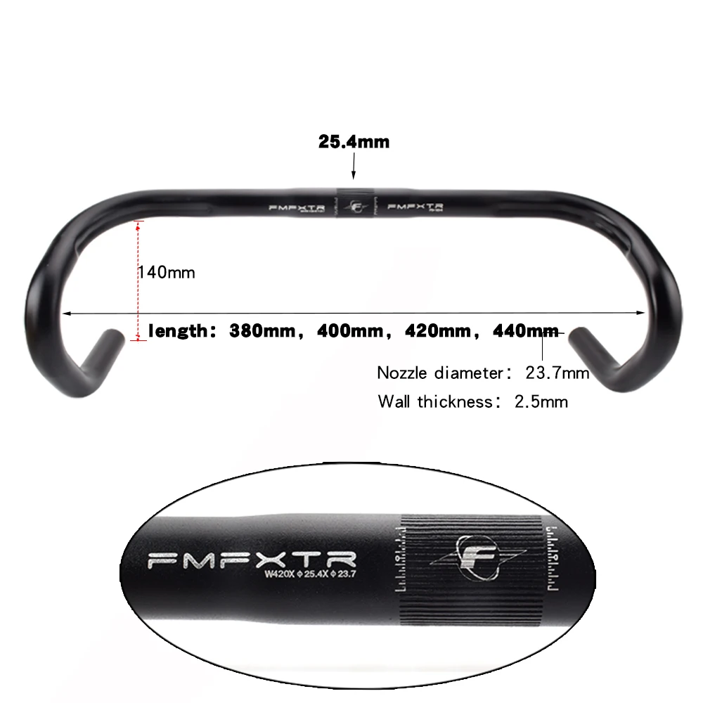 FMFXTR Road dead fly bike Модифицированная ручка кран изгиб 380 400 420 440 аксессуары для