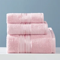 100 cotton towel bathroom towelssoft water absorption hand towel face towel bathroom towels home hotel for adults 3 pieces
