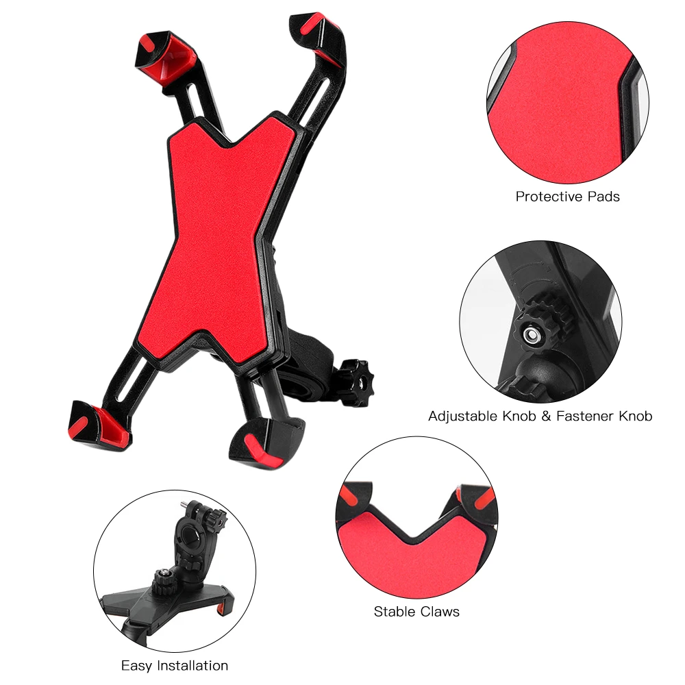 Держатель для телефона на велосипед с регулировкой вращающийся держатель