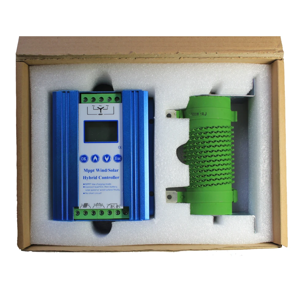 Подходит для работы с литий/свинцово-кислотные батареи 1400W солнечный мррт контроллер ветро-солнечной гибридной бустер 12/24V контроллер с модули выгрузки/загрузки