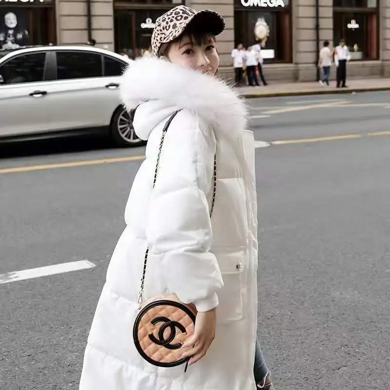 2022 New Women's Cotton-padded Jacket For Cold And Warm Mid-length Down Coat, Fashionable And Lightweight Winter Jacket