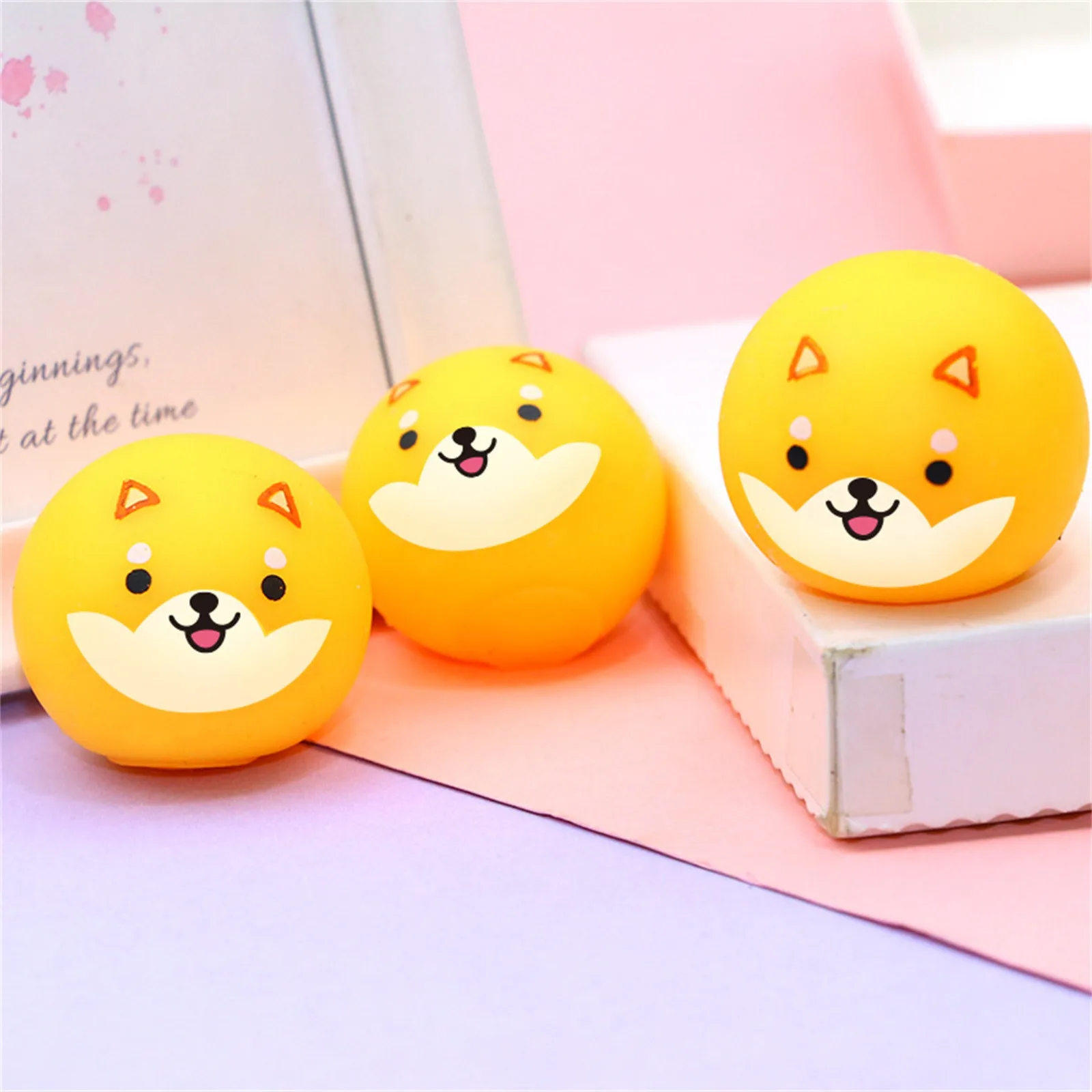 Креативная красочная декомпрессионная игрушка флуоресцентный липкий настенный