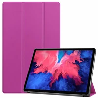 slim lightweight smart cover tri fold stand folio hard shell case for lenovo tab p11 11%e2%80%9d 2020 release tablet tb j606ftb j606x