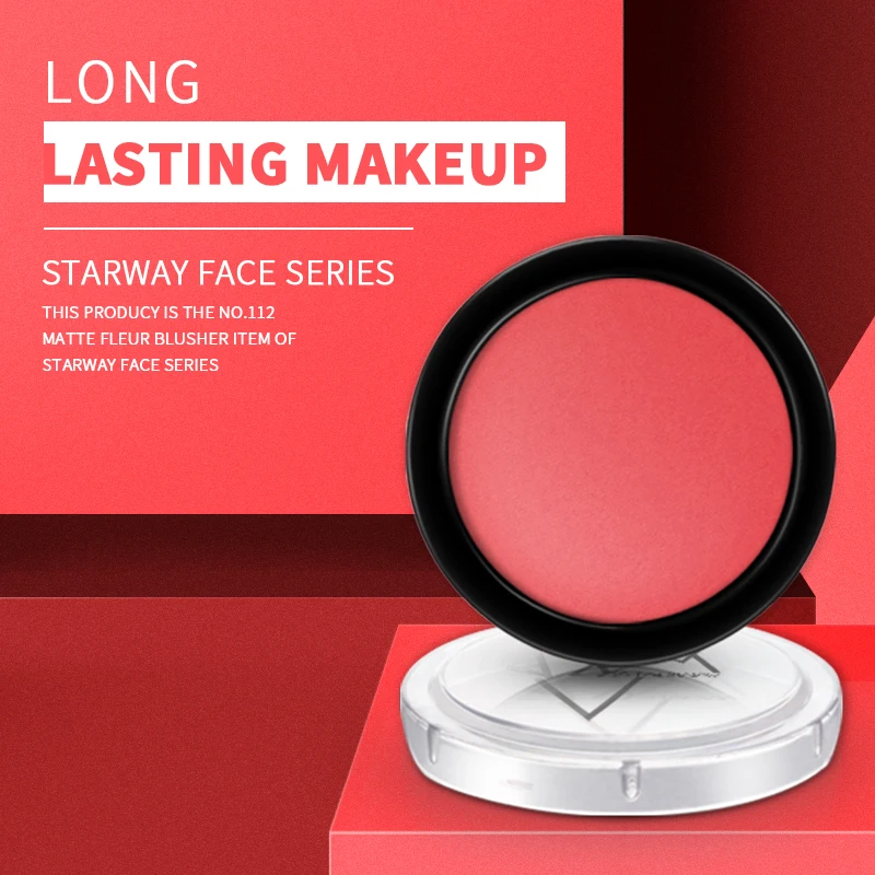 STARWAY 15 цветов румяна макияж Палитра лепестки Щеки Макияж натуральные минералы