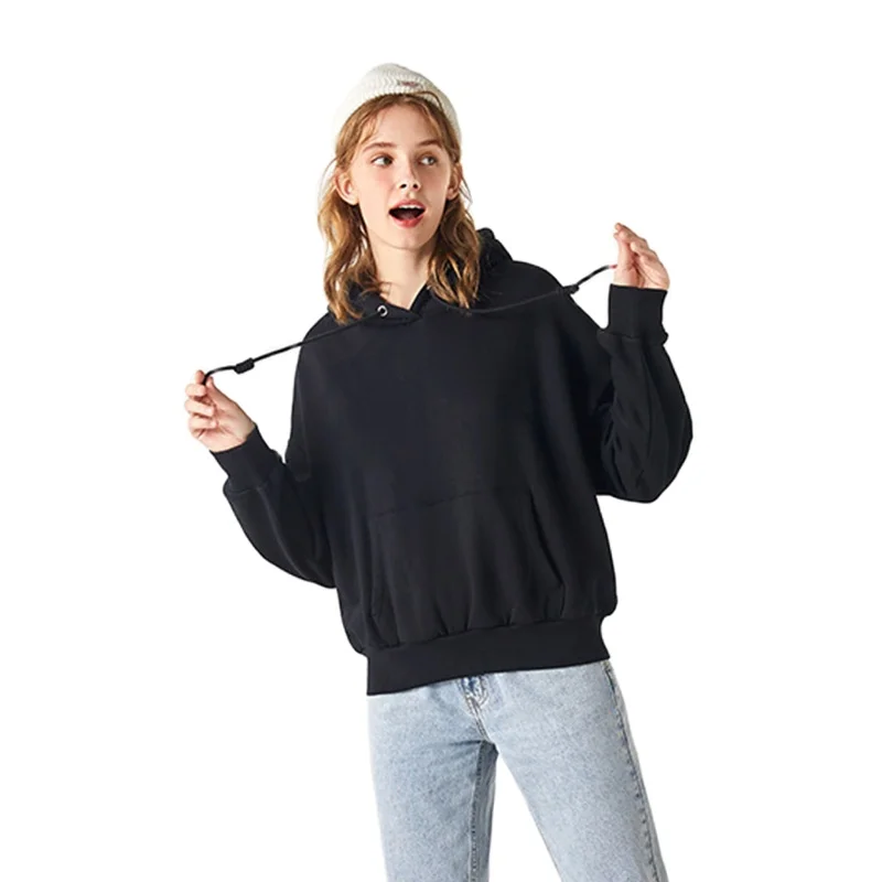 Свитшот SEMIR женский с капюшоном пуловер заниженной линией плеч худи из хлопка