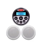 Морской радиоприемник, стерео, Bluetooth, аудио приемник, FM, AM, лодка, MP3-плеер + 1 пара, 4-дюймовые водонепроницаемые Морские Динамики для UTV, ATV, гольф-карт