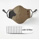 Маска для лица Akita 1 унисекс крутая Маска Goku Пылезащитная Роскошная Тканевая Маска для лица с фильтрами Маска