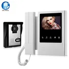 Домофон TFT цветной с 25 мелодиями, 4,3 дюйма, проводной, с 25 мелодиями