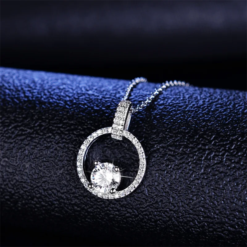 Женское колье с подвеской из серебра 100% пробы | Украшения и аксессуары