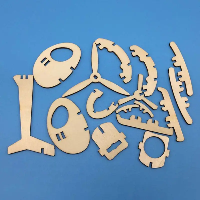 

3d-сборка на солнечной батарее, деревянная пазл вертолет, деревянная модель для строительства, комплект 63HE