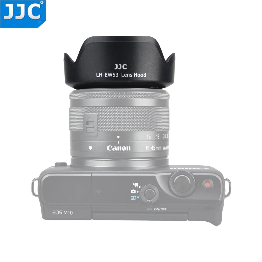 JJC бленда в форме цветка для объектива Canon EF-M 15-45 мм f/3,5-6,3 IS STM Замена EW-53