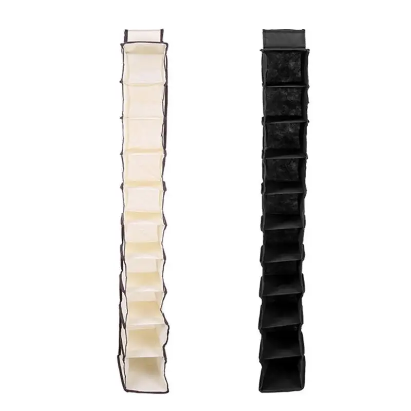 10 Pocket Dust-proof Shoe Clothes Hanging Storage Rack Shelf Door Organizer | Дом и сад