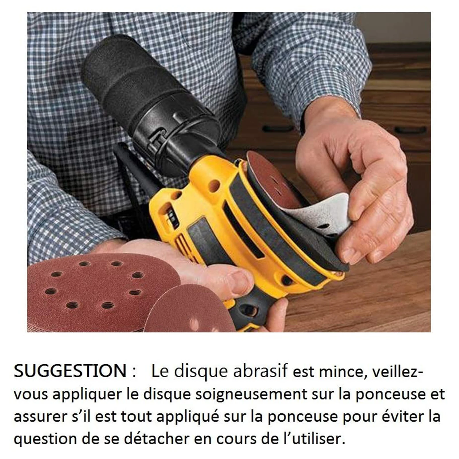 

100pcs 125mm Sandpaper Round Shape Sanding Discs Hook Loop Sanding Paper Buffing Sheet Sandpaper 8 Hole Sander Polishing Pad