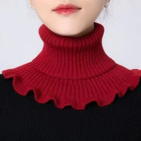 bonjean neck warmer winter pullovers tops jumper turtleneck neck sweaters women shirt long sleeve loose sweater