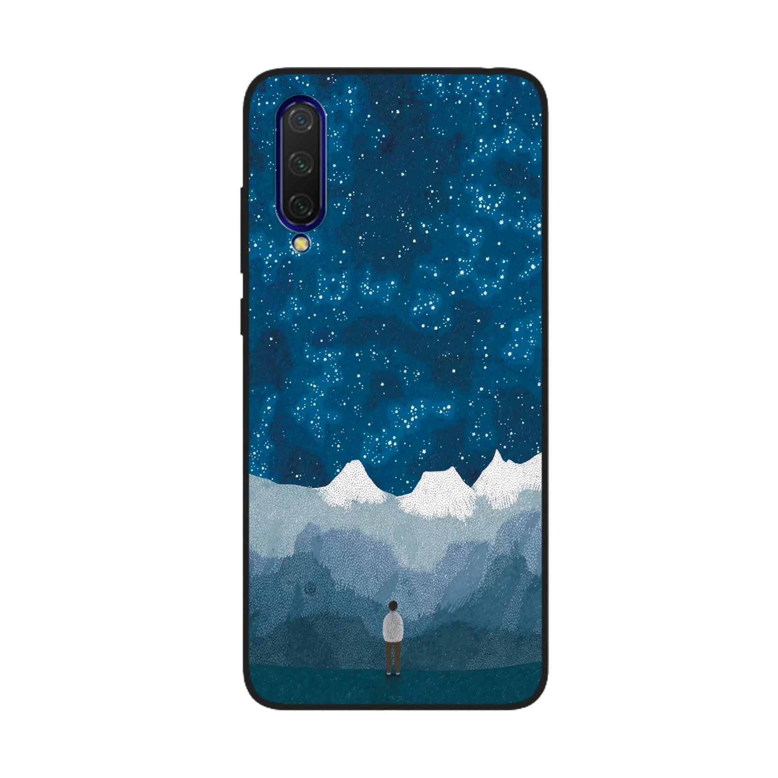 Чехол для телефона Xiaomi Mi CC9 Pro с креативными пейзажами чехлы CC9E Черная задняя