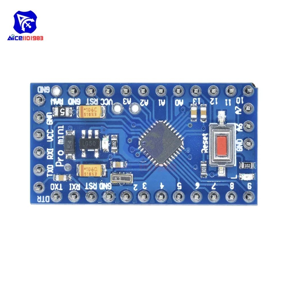 Мини модуль diymore AtMega328 Pro 5 в 16 МГц для Arduino Nano автоматический сброс Atmega128P