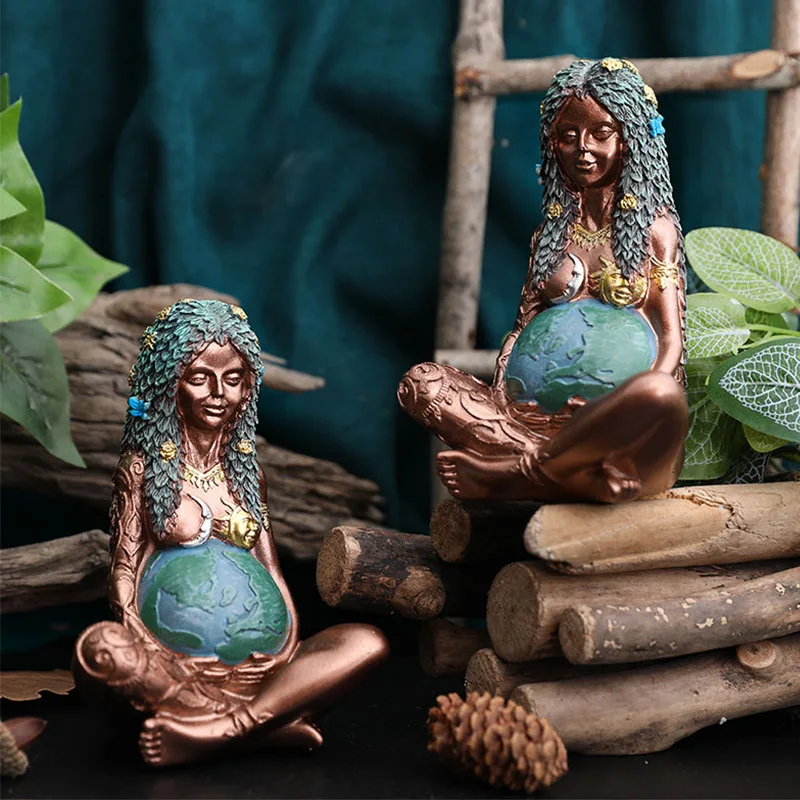 Украшения для дома украшения матери и земли фигурки богини ретро Миниатюрные