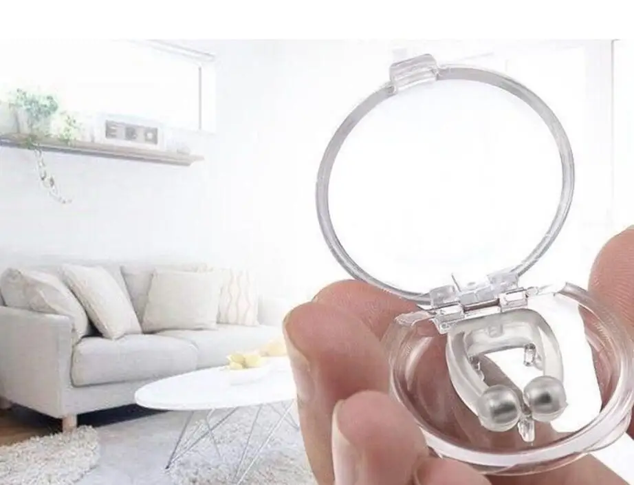 Силиконовый Магнитный против храпа дышать зажим для носа стопор от расширители