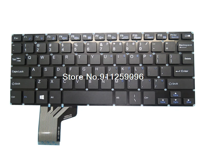 Клавиатура для ноутбука XIDU для PhilBook Pro XN116B XN116A, 11,6 дюйма, английская, английская, черная, без рамки, Новинка Клавиатура для ноутбука XIDU для PhilBook Pro XN116B XN116A, 11,6 дюйма, английская, английская, черная, без рамки, Новинка